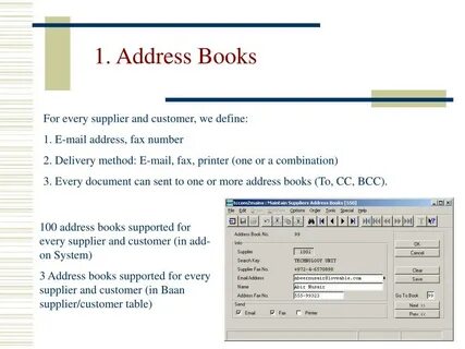 Fax address