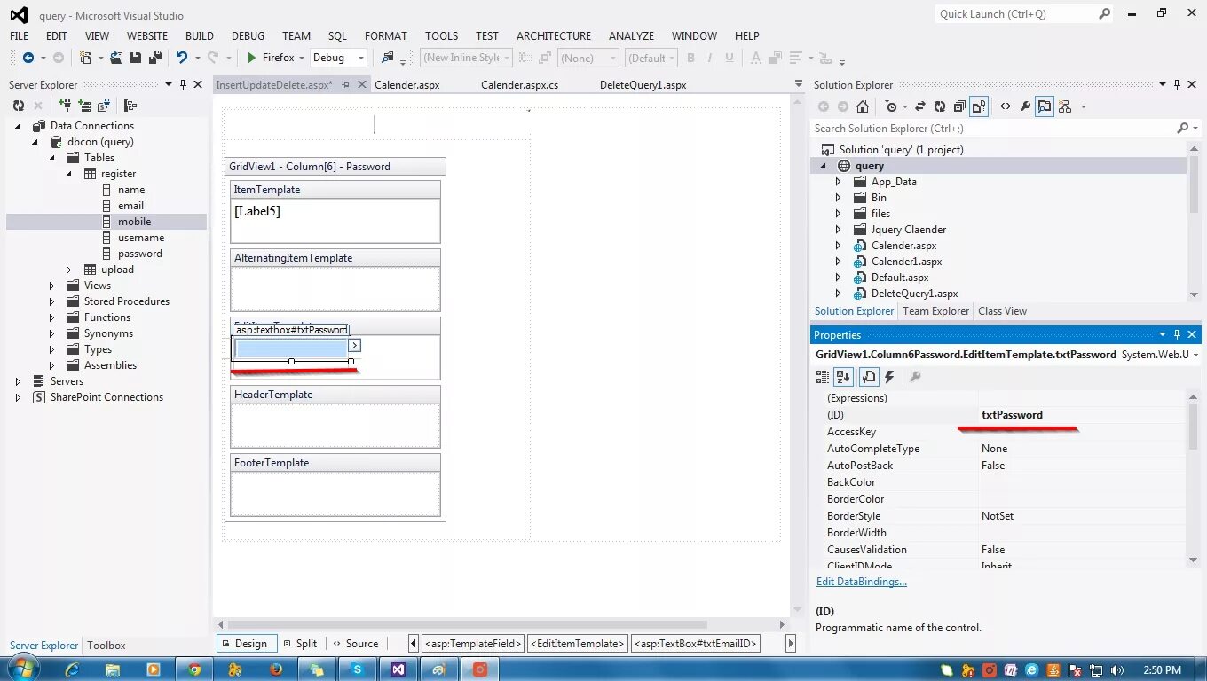 Server explorer