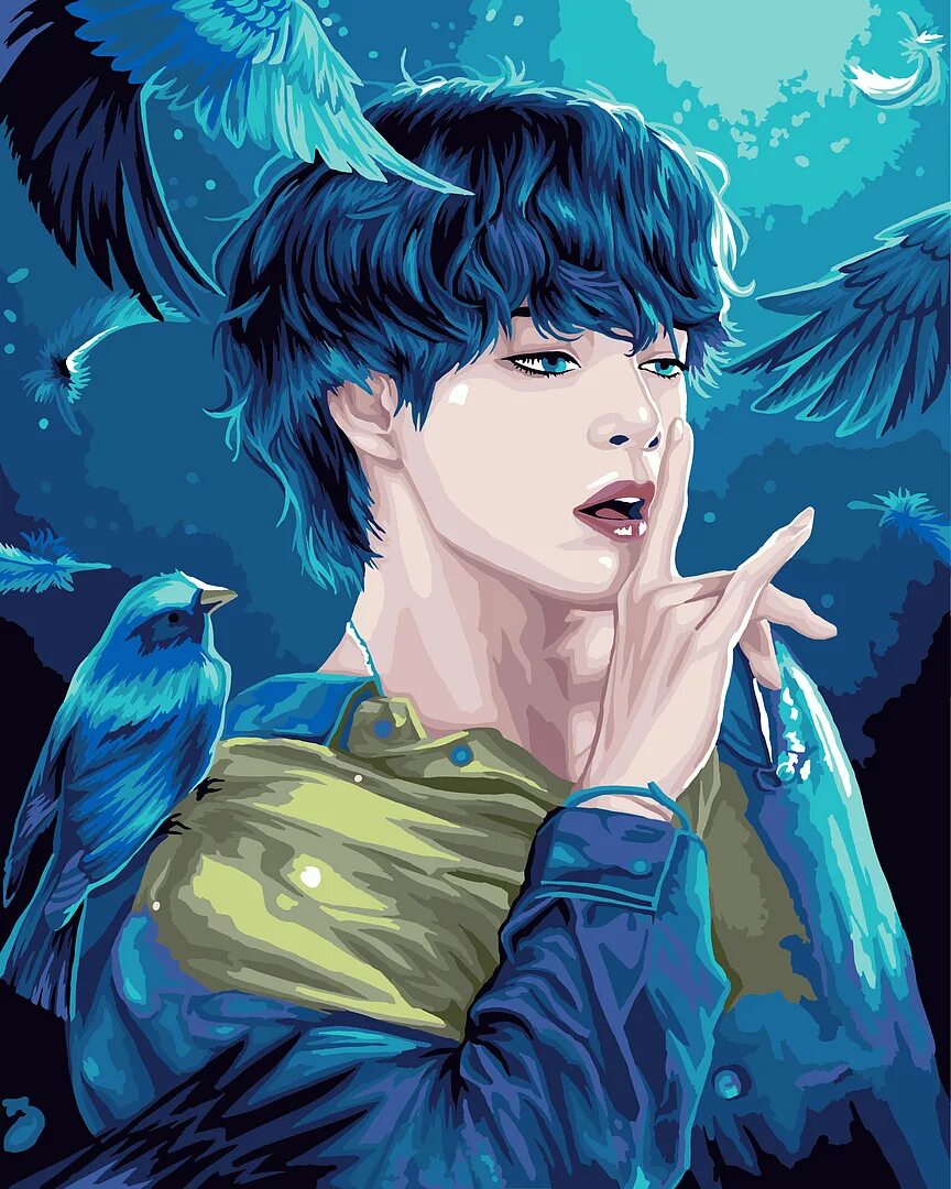 Bts fan. BTS Art Тэхен. Тэхён БТС арт. БТС арты Тэхен.