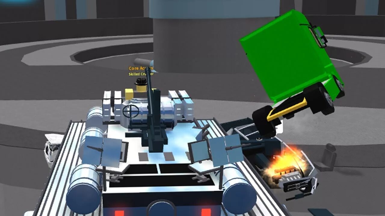 Rocket ugc car crushers 2 physics simulation