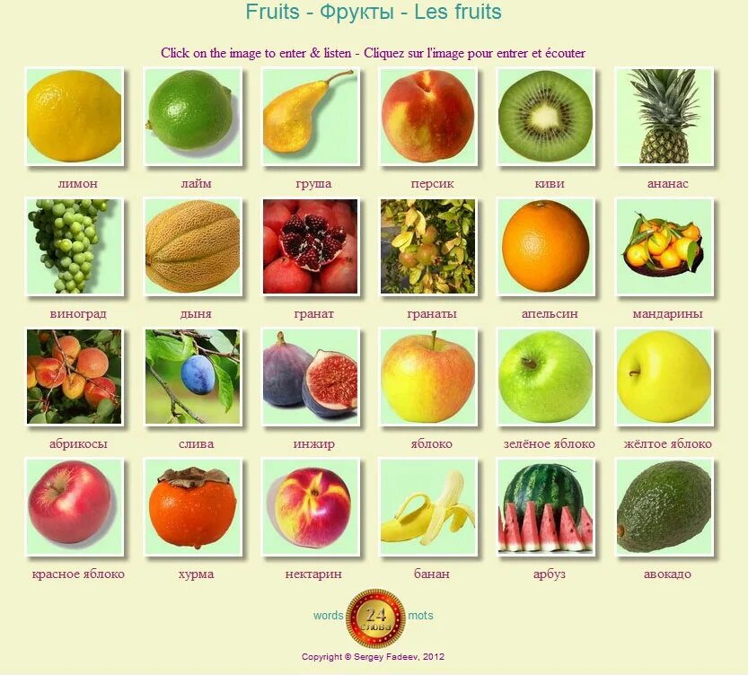 Фрукты и ягоды. Фрукты на французском языке. Овощи, фрукты, ягоды. Le fruits. Le fruits.