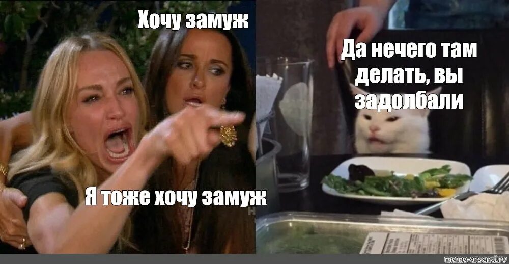 Меня замуж не зовите не хочу. Замуж мемы. хочу я замуж замуж хочу. мем хочу замуж. мем с котом и девушками.