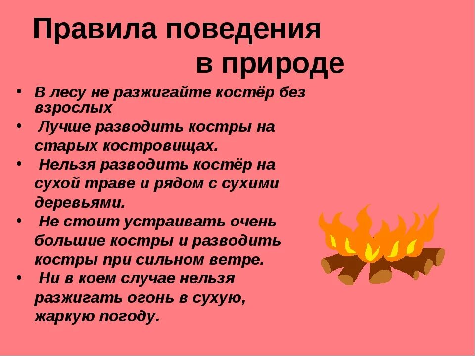 Где запрещено разводить костры на сухой траве. Огонь в лесуавила поведения. Правила поведения в лесу не разжигайте костер. Правило обращение с огнем. Памятка по правилам обращения с огнем.