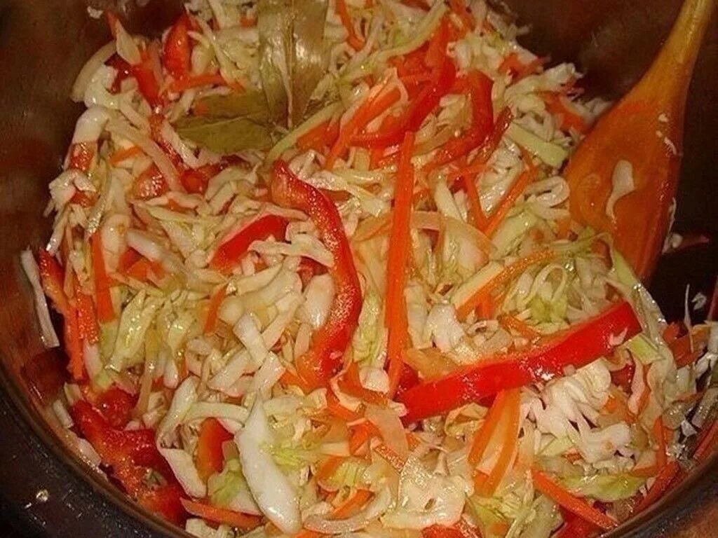Горячая засолка капусты быстрого
