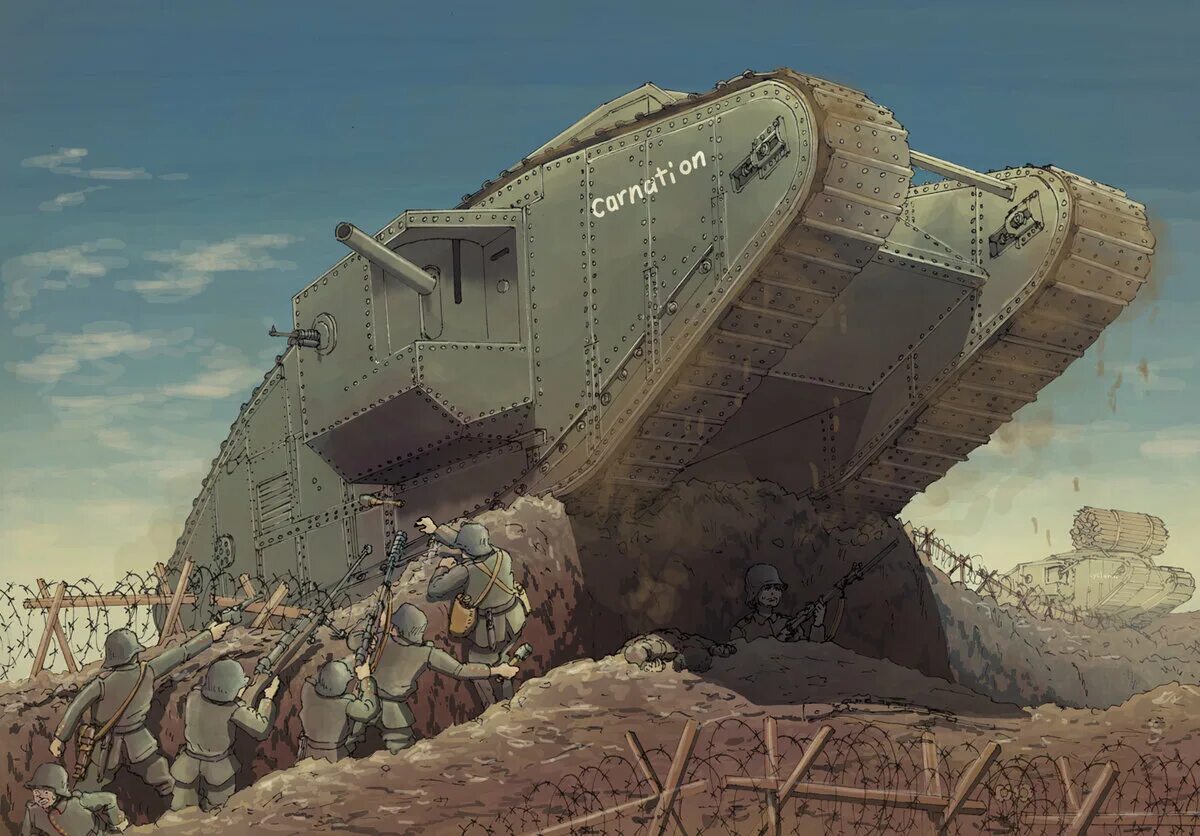 Trench Destroyer танк. Альтернативная история новинки 2020