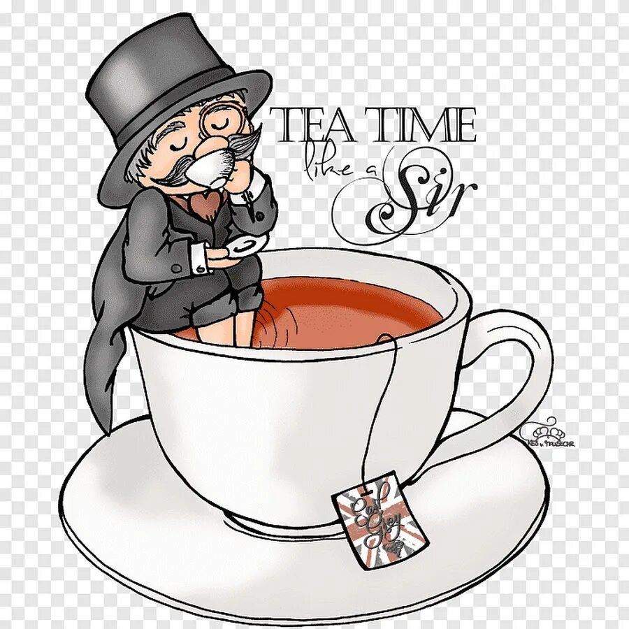 Время чая купить. Кофе рисунок. Чай иллюстрация. Англичанин с чашкой чая. Чашка с чаем иллюстрация.