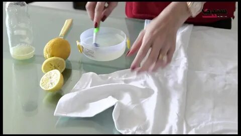 Как вывести сок с одежды