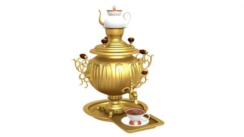 Картинка самовара на прозрачном фоне