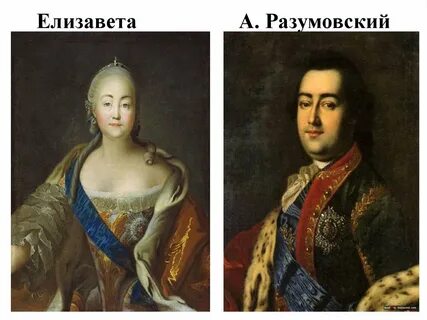 Фавориты елизаветы петровны список по порядку полный