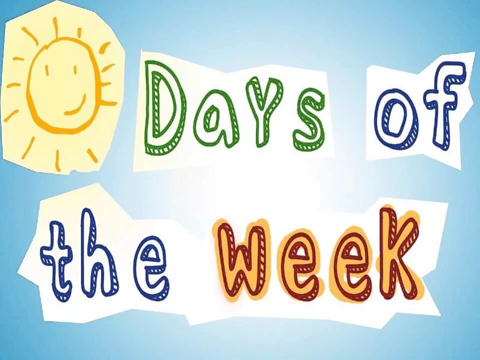 Days of the week. Days of the week картинки. Week картинка для детей. Days of the week for Kids. N the week