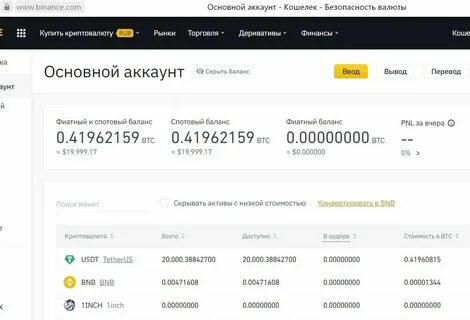 Бинанс usdt