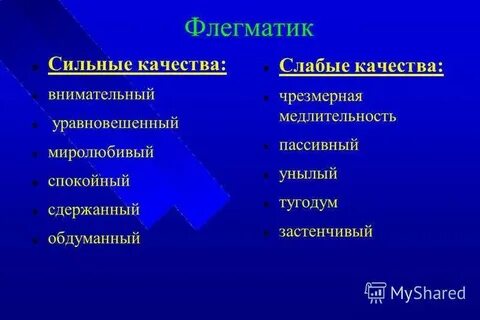 Слабый характер