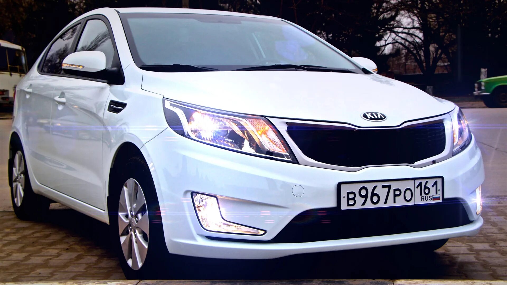 Киа рио 3 дорестайлинг фото Kia Rio +Audi А6, Установка Morimoto mini H1 Сообщество "Тюнинг Оптики" на DRI
