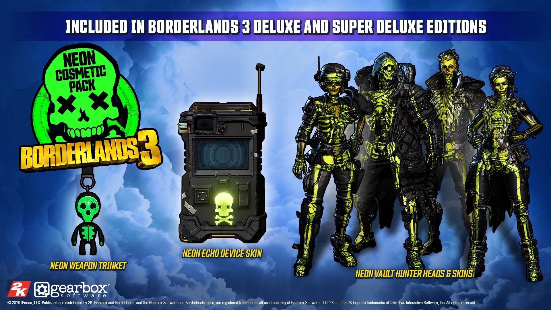 Borderlands 3 super deluxe edition. Косметический набор неон Borderlands 3. Бордерлендс 3 Deluxe Edition. Косметический набор ретро Borderlands 3. Жопец Borderlands 3.