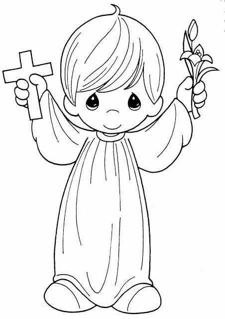 Раскраски на крещение для детей распечатать крещение, иисус, раскраски Coloring pages, Lds coloring pages, Jesus coloring pa