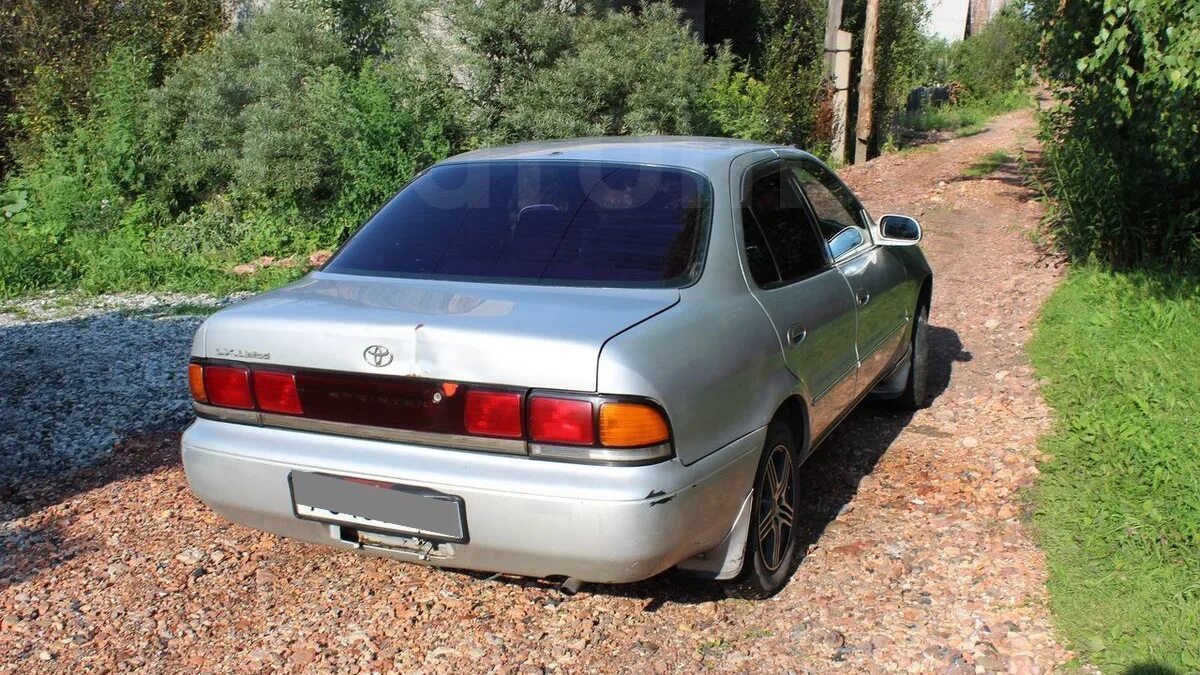 Тойота спринтер ае100 купить. Toyota Sprinter 1993. Toyota Sprinter 100 1993. Toyota Sprinter 100. Тойота Спринтер 100 1993.