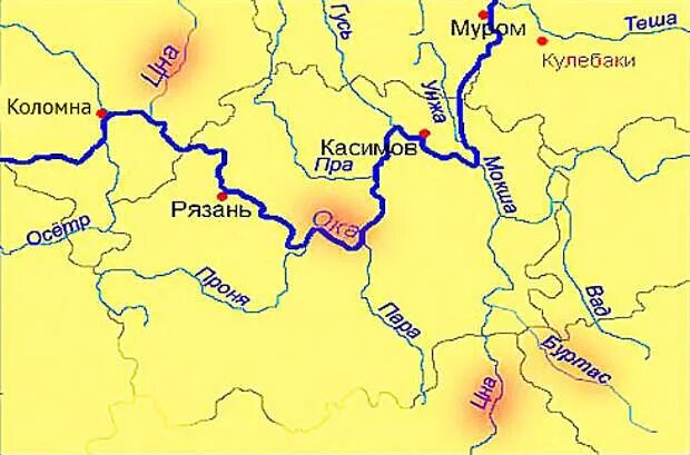 Бассейн реки Мокша. Исток реки Ока схема. Река Ока Исток и Устье. Бассейн реки Ока на карте.