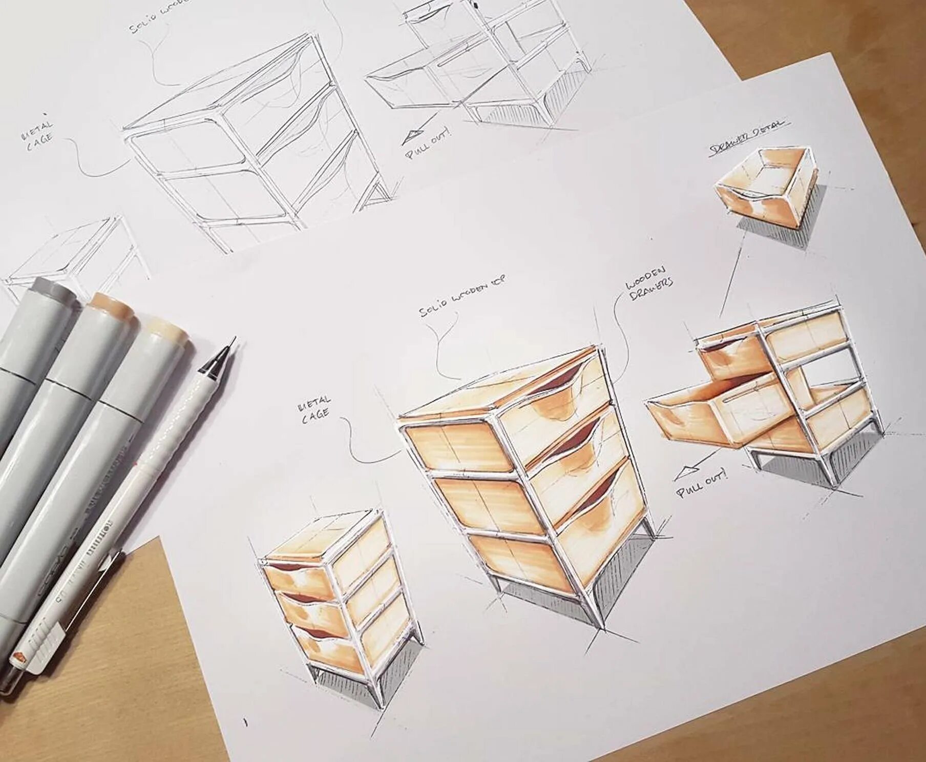 Sketch design portray