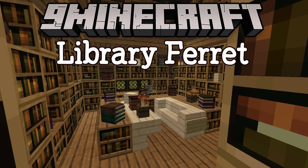 Мини библиотека в майнкрафте. Library ferret 1. Библиотека в майнкрафте. Библиотека постройка. Библиотека майнкрафт.