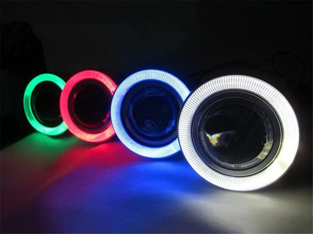 Universal led. Ангельские глазки противотуманки 3 дюйма. (птф) cob ангельские глазки led zl201530121811.2 89мм универсальные?. дхо led 3 линзы. линзы птф ангельские глазки шоу ми 532.