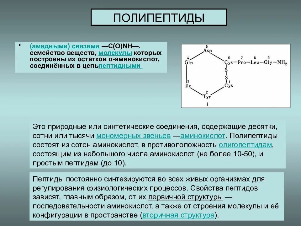 Характеристика полипептидов. Характеристика полипептидов химия. Полипептиды их структуры. Понятие о полипептидах.