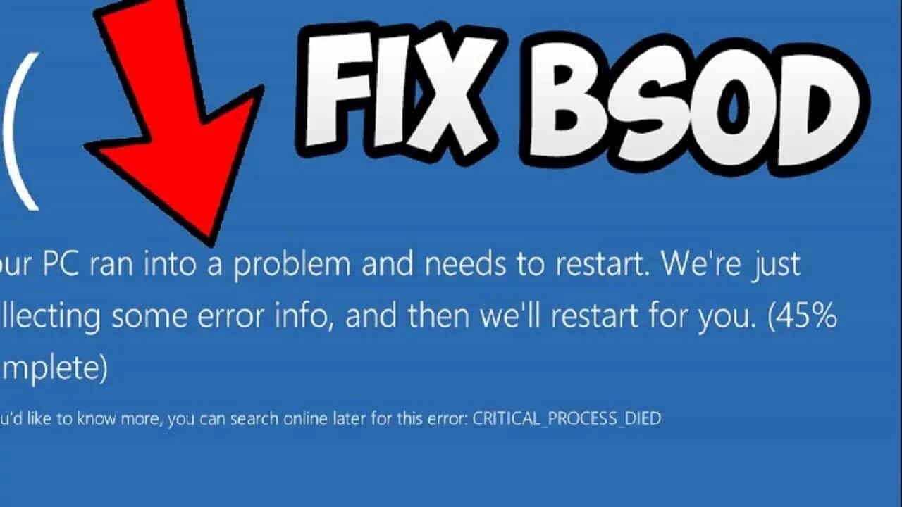 Ошибка критикал процесс. Ошибка critical process died windows 10. критическая ошибка windows 7.