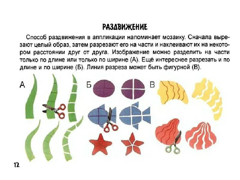 Последовательность выполнения изделия в технике аппликации
