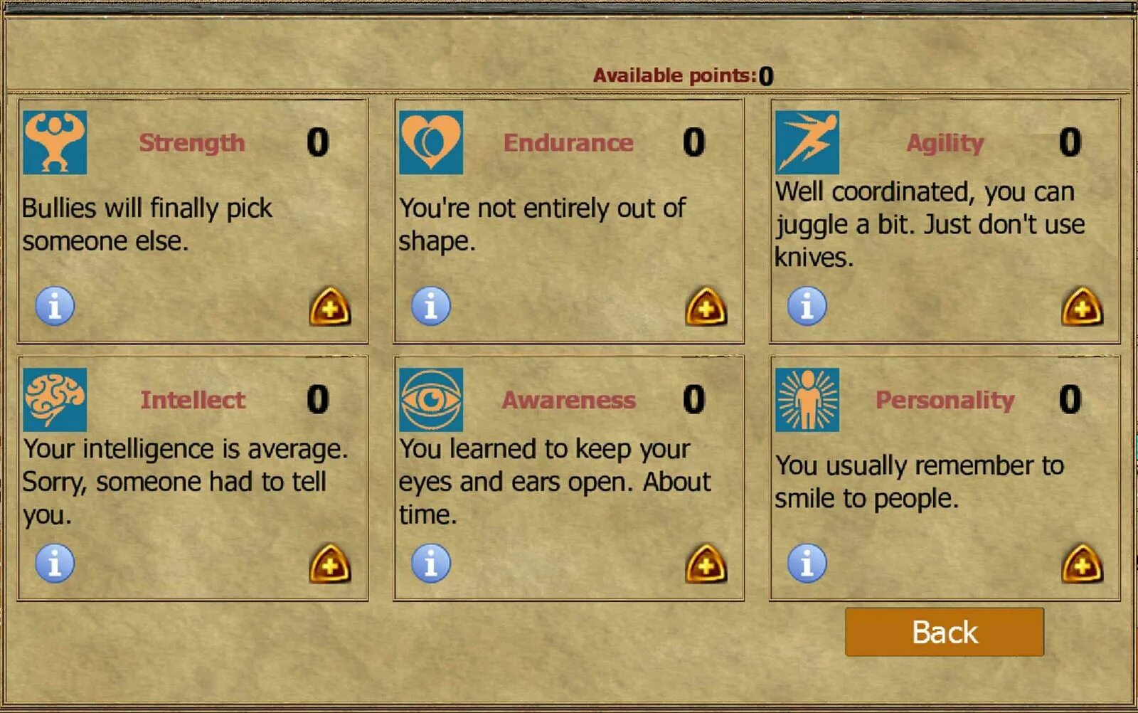 Available points