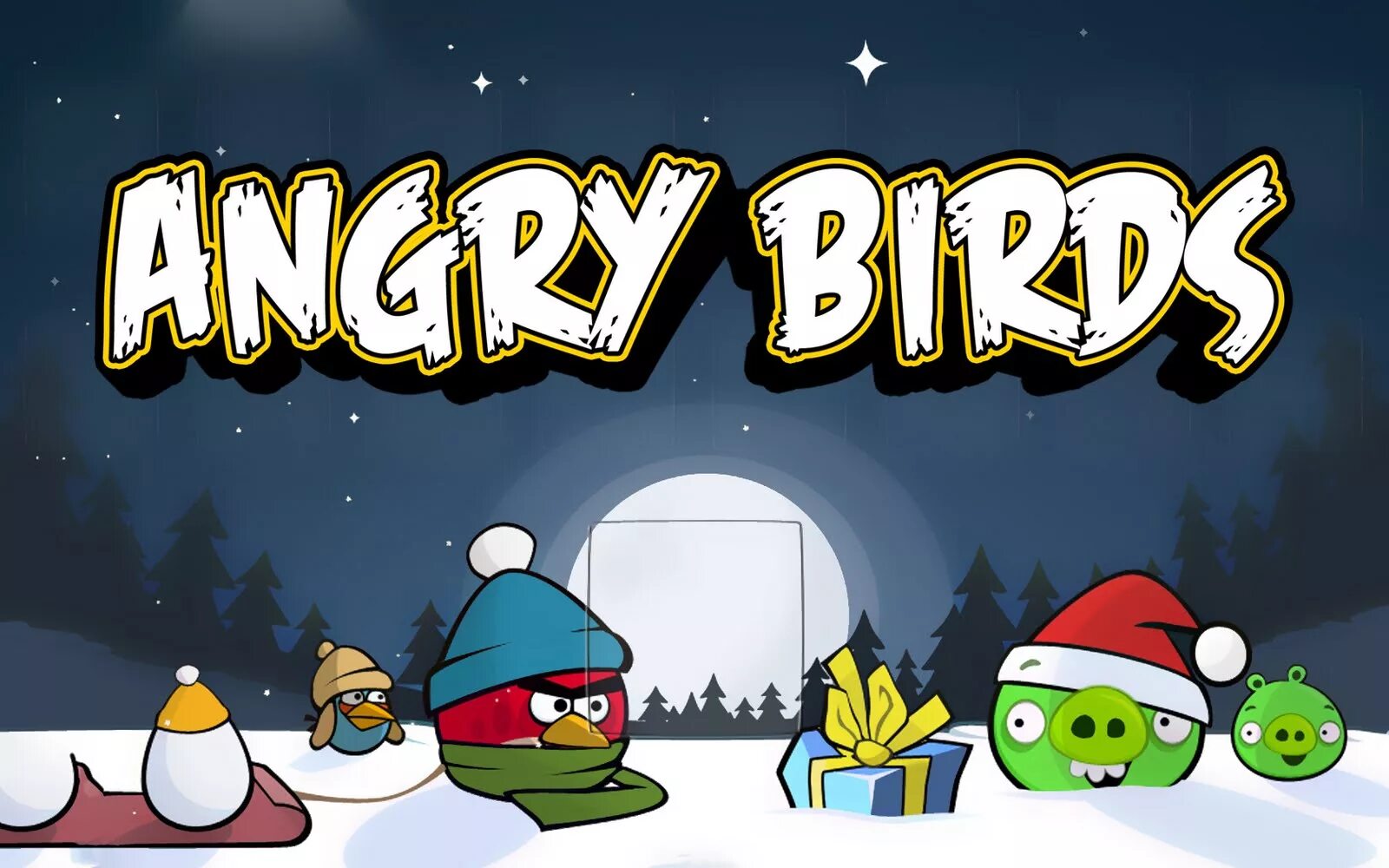 Angry birds новая. Энгри бердз Сизонс. Angry Birds новый год. Энгри бердз зима. Фон Энгри бердз.