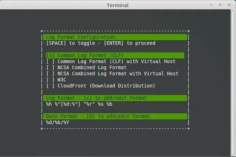Logging format