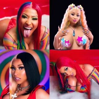 Slideshow nicki minaj boob falls out.