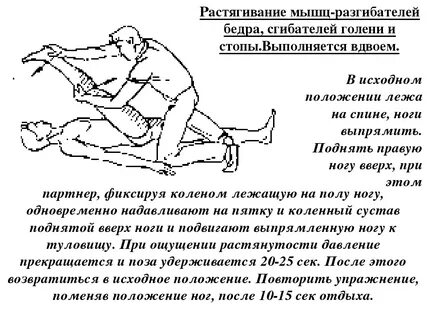 Поднятую ногу положение поднятой