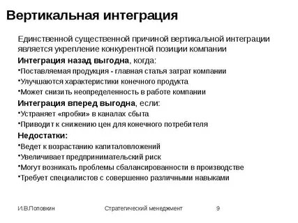 Вертикальные стратегии