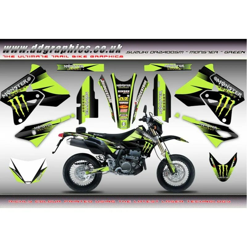 Graphics 400. Наклейки для suzuki monster. kfx400 наклейки. drz400sm графика радиация. размер резины drz sm наклейка.