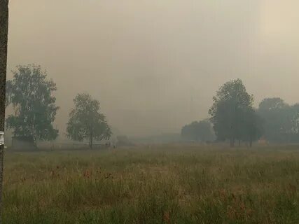 Смог в деревне