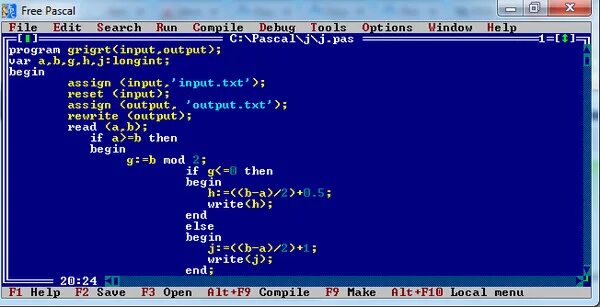 Pascal coding. Паскаль код. Паскаль код программы. Pascal пример кода. Коды на языке Паскаль.