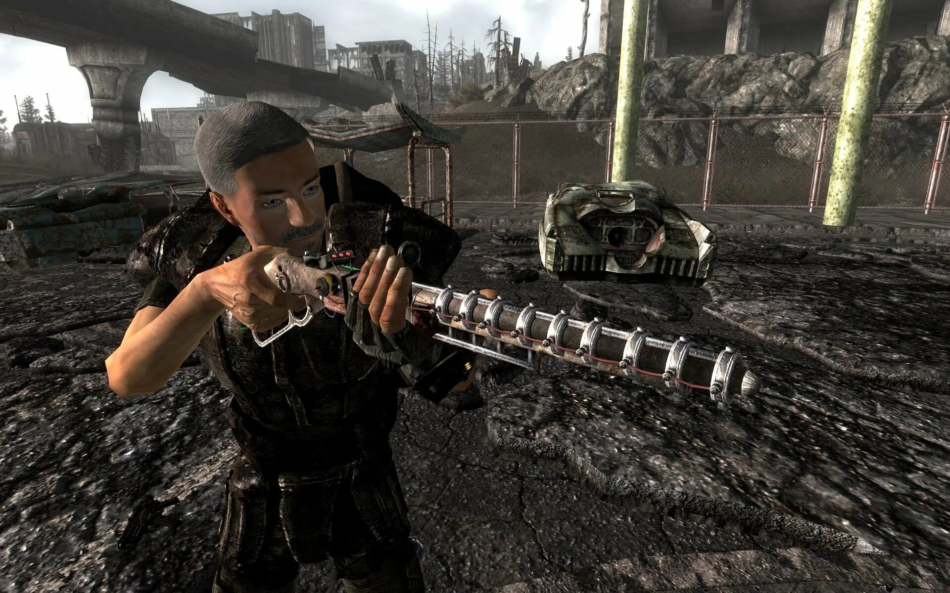 Фоллаут 3. Fallout 3 ДЛС. Fallout 3 Gun. Fallout 3 пневматическое ружье. Версия fallout 3