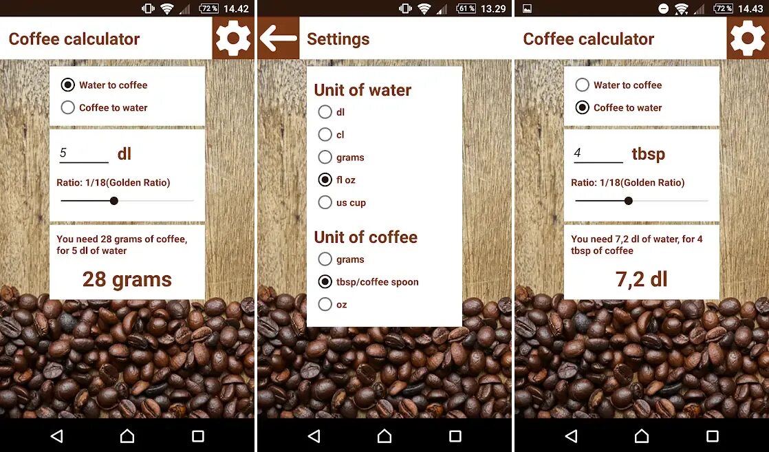 Coffee программы. Калькулятор кофе. Калькулятор кофе для кофемашины. Объемы кофе. Тема для андроид кофе.