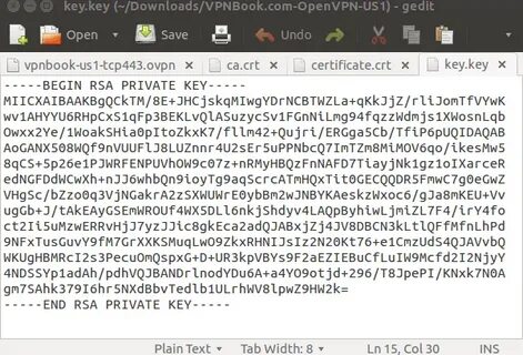 Openvpn ключи