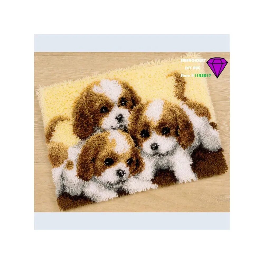 Ковровая техника наборы. Набор для вышивания ковер Вервако. Вервако ковер собачка. Набор для вышивания ковровой техникой. Ковровая вышивка коврики.