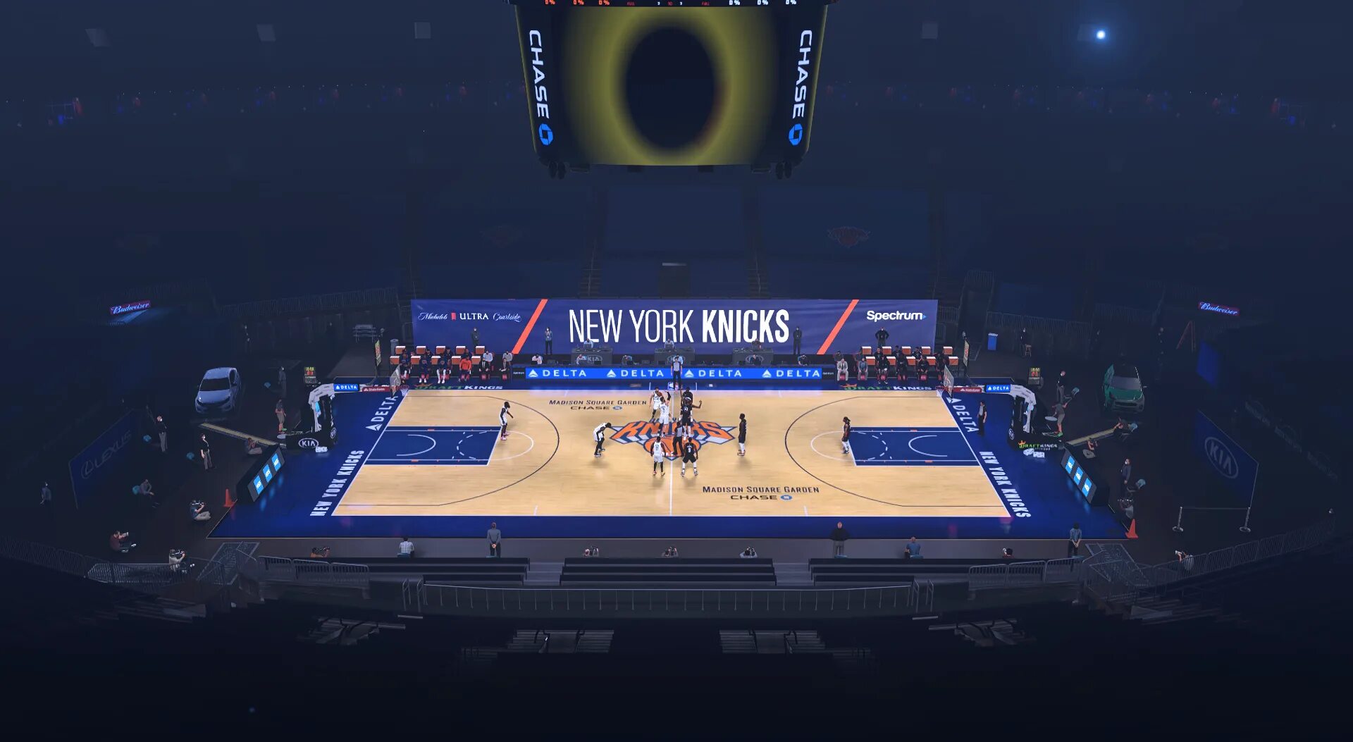 New York Knicks Arena. NBA 2k21 New York Knicks Court.