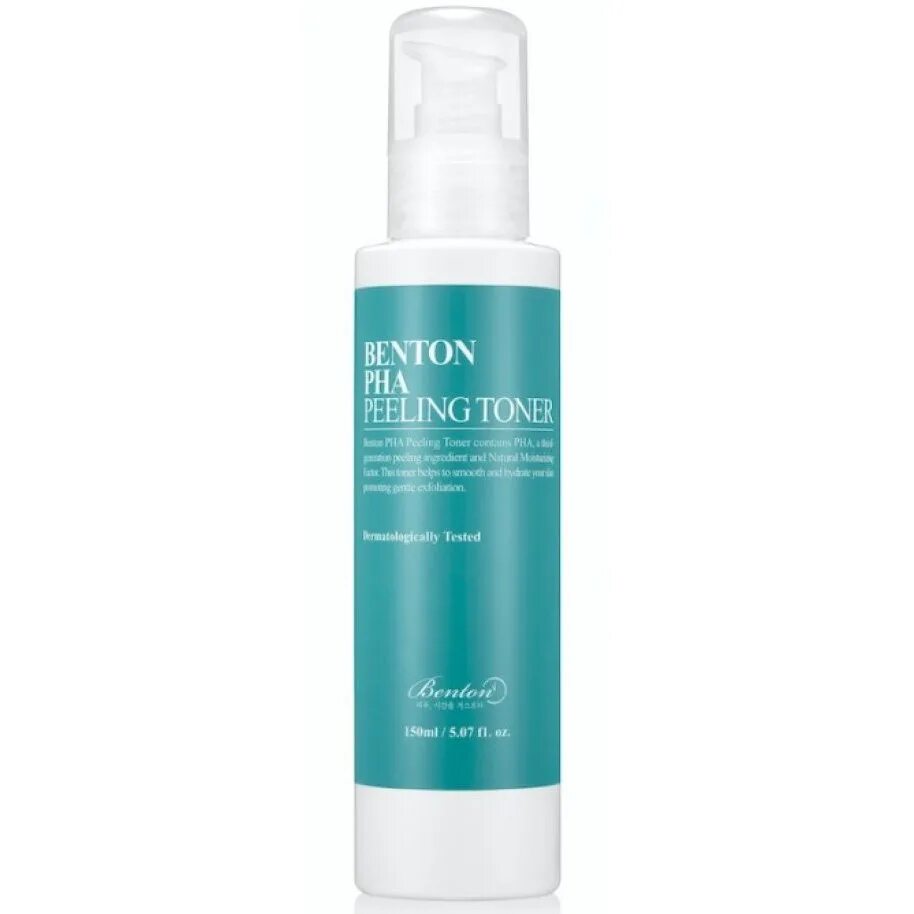 Пилинг с pha кислотой. Benton pha peeling toner. тонер для лица с pha-кислотой benton pha peeling toner 150 мл. тонер-эксфолиант с pha кислотами benton, 150мл. benton тонер с pha.