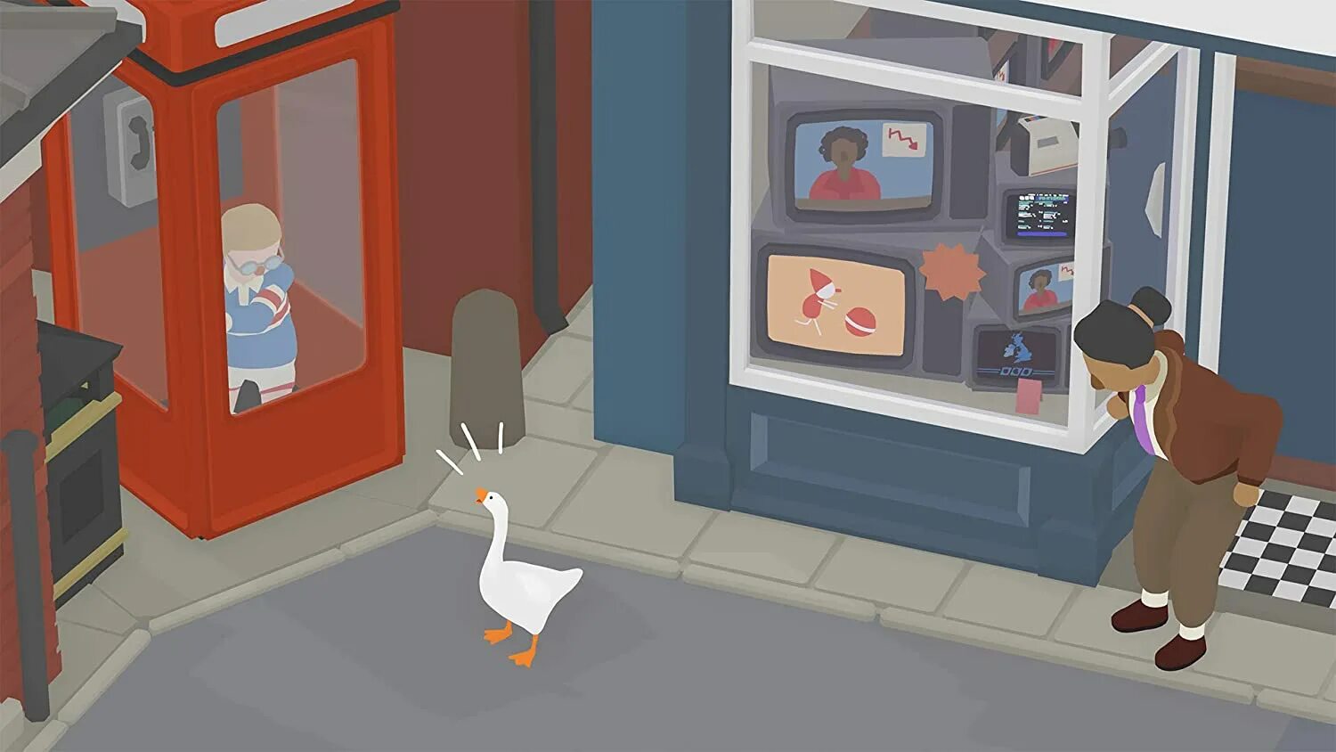 Untitled tag game. Goose игра. untitled goose game. игра united goose game. игра про гуся на пк.