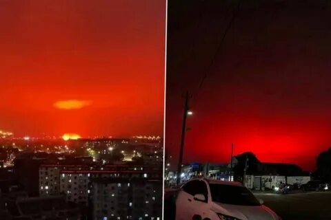 Почему небо стало красным