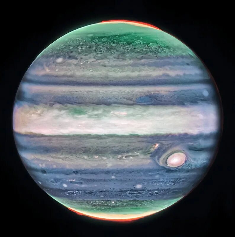 На какой планете самый большой атмосферный вихрь. Юпитер снимки НАСА.