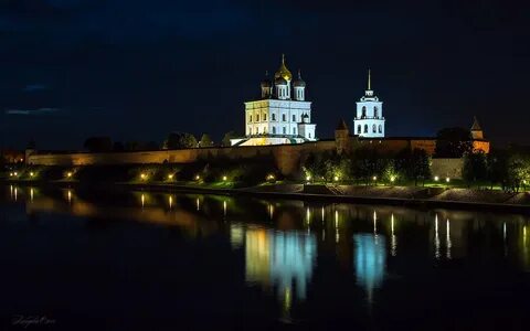 Псков ночь
