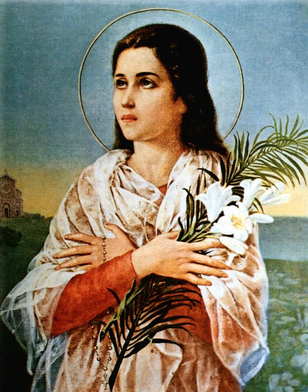 St maria. Святая.Maria Goretti. Святой Алессандро Серенелли.