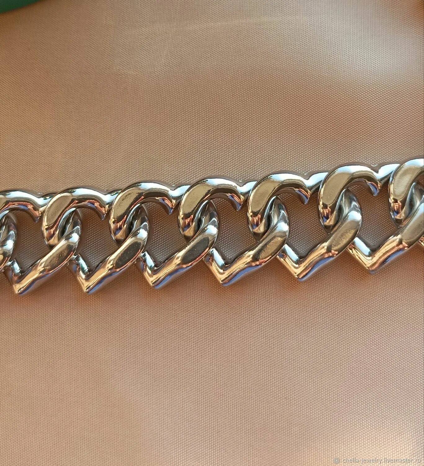 Кубинская цепь. Цепь 19 мм. ,8мм. Cuban link цепь. Цепь 19 мм.