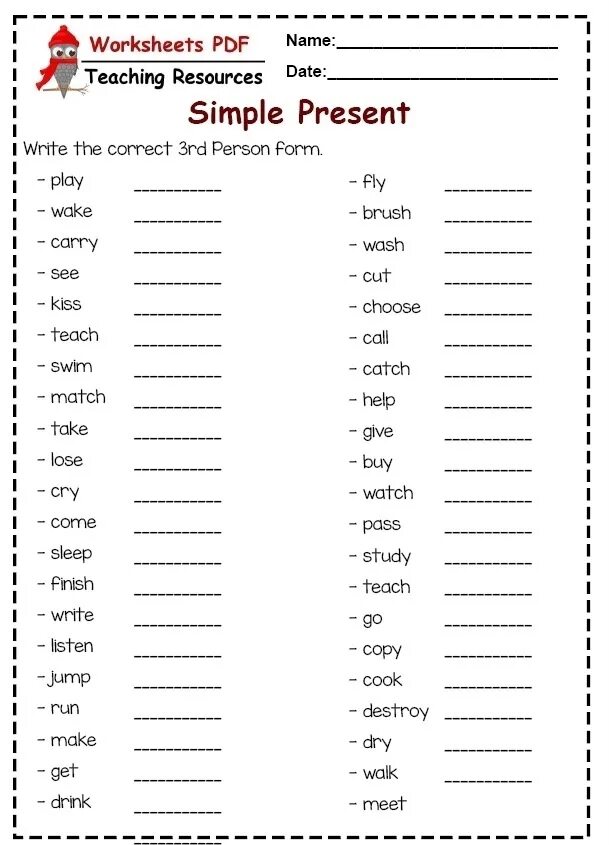 Write only the verb forms. Окончание s в present simple Worksheets. Present simple Worksheets окончания. Present simple упражнения Worksheets. Present simple окончание s/es Worksheets.