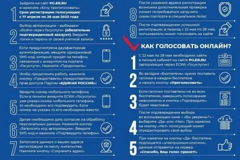 Как проголосовать в 2023 году